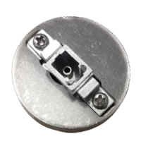 LC/APC Connector Hand Polish Puck - Stainless Steel