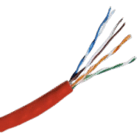 Hitachi CAT5e UTP Riser Bulk Cable (1000ft, Brown)