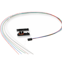 Buffer Tube Fan-Out Kit - 6 Fibers, 25" Tubing